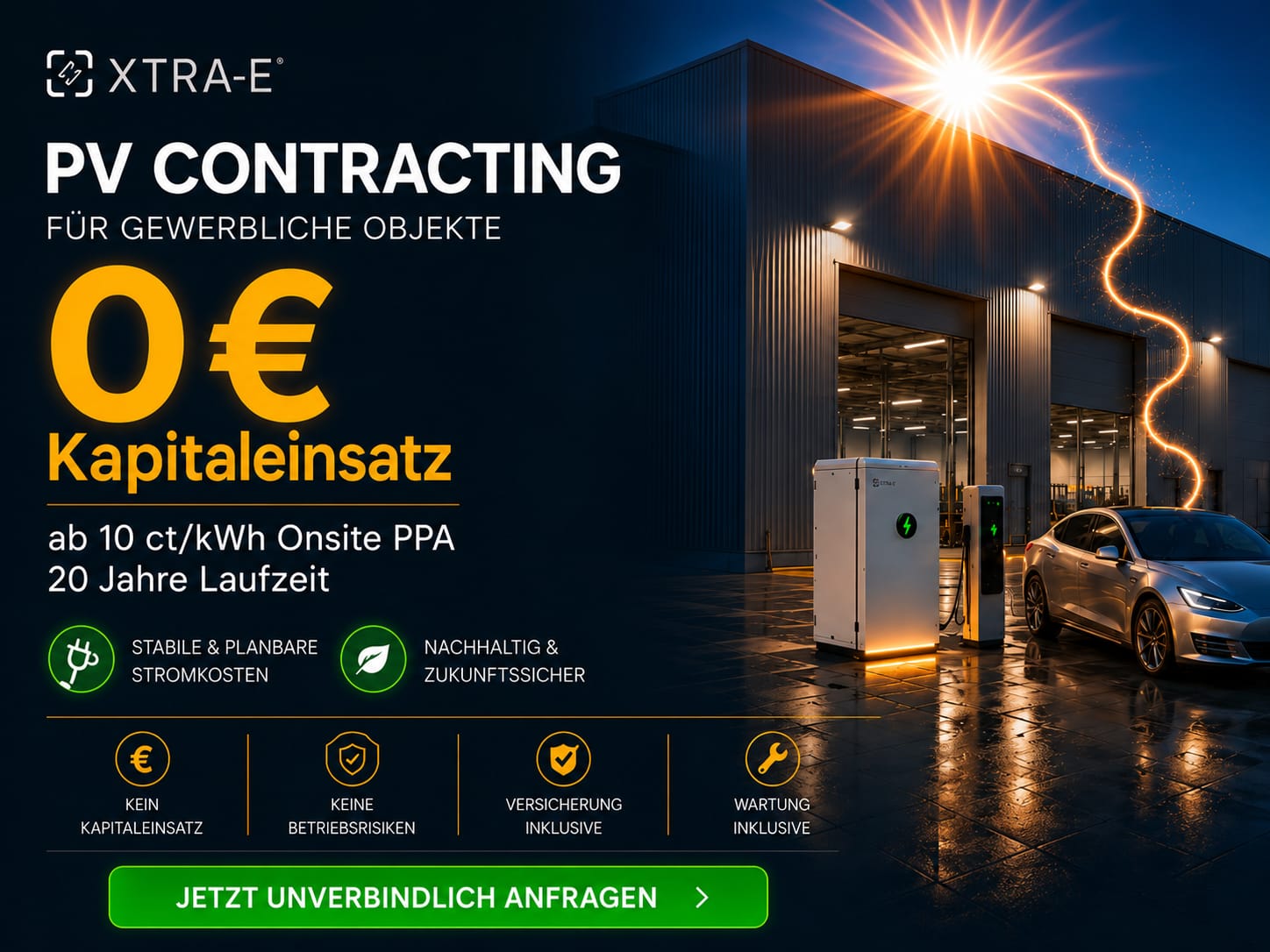 PV Contracting mit Speicher